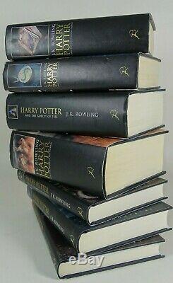 Harry Potter Complete Adult Hb Book Collection 1st Edition/print -bloomsbury Uk