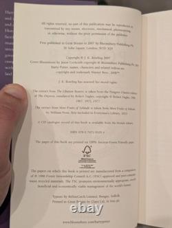 Harry Potter Complete Bloomsbury Hardcover Box Set Near Perfect Condition