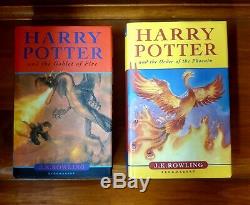 Harry Potter Complete Bloomsbury Original Hardback Book Set