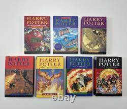 Harry Potter Complete Book 1-7 Book Set Hard Cover Raincoast Bloomsbury DJ
