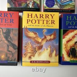 Harry Potter Complete Book 1-7 Book Set Hard Cover Raincoast Bloomsbury DJ