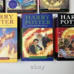 Harry Potter Complete Book 1-7 Book Set Hard Cover Raincoast Bloomsbury DJ