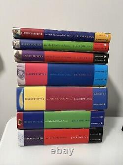 Harry Potter Complete Book Hardcover Set 1-7 w. Dust Jacket Raincoast Bloomsbury