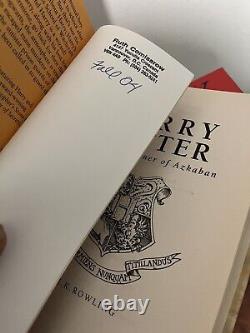 Harry Potter Complete Book Hardcover Set 1-7 w. Dust Jacket Raincoast Bloomsbury