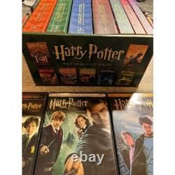 Harry Potter Complete Book Series Set 1-7 & Movie Collection Blu-ray DVD Lot
