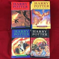 Harry Potter Complete Book Set 1-7 Bloomsbury Raincoast ALL Hardcover