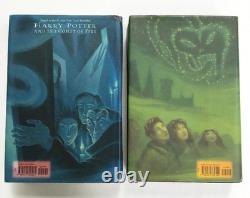 Harry Potter Complete Book Set 1-7 HC First American Ed + Extras Beasts Beedle