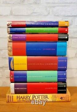 Harry Potter Complete Book Set 1-8 Bloomsbury Raincoast JK Rowling Hardcover DJ