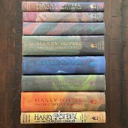 Harry Potter Complete Book Set 1-8 Hard Cover True 1st Edition 1st Printing