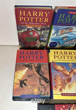 Harry Potter Complete Book Set Lot Hardcover 1-7 Raincoast Bloomsbury