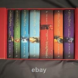 Harry Potter Complete Book Set Red Dragon Edition Fantasy Franchise