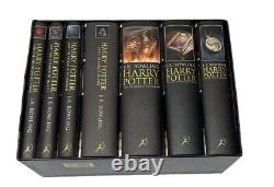 Harry Potter Complete Box Set UK Edition Hardcover 1-7 Rare Bloomsbury