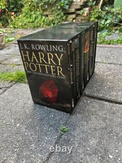 Harry Potter Complete Box Set by JK Rowling, Adult/UK Edit, Bloomsbury, HC/NEW