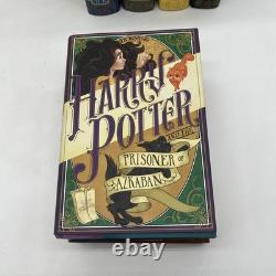 Harry Potter Complete Cartoon Art Hardcover Book Set 1-7 J. K. Rowling