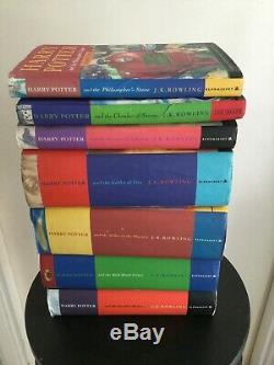 Harry Potter Complete Collection Book Set 1-7 Bundle First Editions JK Rowling