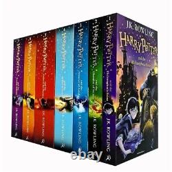 Harry Potter Complete Full 7 Books Childrens Box Set Collection by J K Rowling