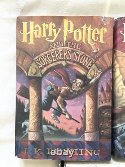 Harry Potter Complete HC Set 1-7 First Edition J. K. Rowling + 6 Bonus items