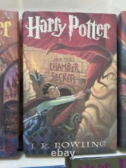 Harry Potter Complete HC Set 1-7 First Edition J. K. Rowling + 6 Bonus items