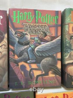 Harry Potter Complete HC Set 1-7 First Edition J. K. Rowling + 6 Bonus items