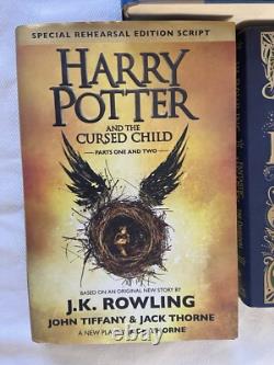 Harry Potter Complete HC Set 1-7 First Edition J. K. Rowling + 6 Bonus items