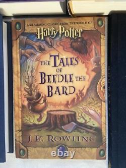 Harry Potter Complete HC Set 1-7 First Edition J. K. Rowling + 6 Bonus items
