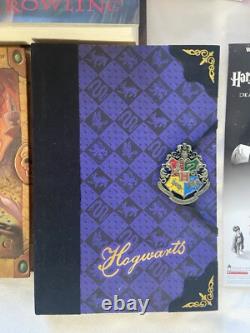 Harry Potter Complete HC Set 1-7 First Edition J. K. Rowling + 6 Bonus items
