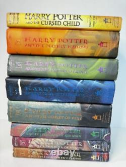 Harry Potter Complete HC Set Books 1-7+Cursed Child, 1st American Ed. J. K. Rowling