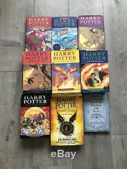 Harry Potter Complete Hardback Book Set 1-7 Bloomsbury JK Rowling EXTRAS