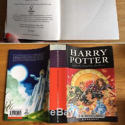 Harry Potter Complete Hardback Book Set First Edition Bloomsbury Dust Jackets