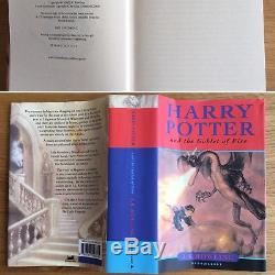 Harry Potter Complete Hardback Book Set First Edition Bloomsbury Dust Jackets