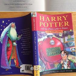 Harry Potter Complete Hardback Book Set First Edition Bloomsbury Dust Jackets