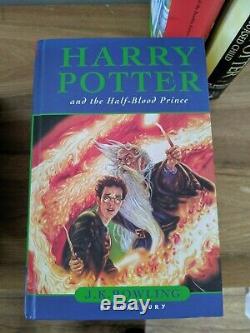 Harry Potter Complete Hardback Book Set Years 1-7 First Editions & Extras