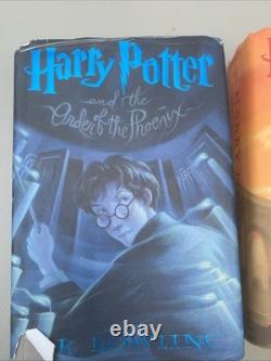 Harry Potter Complete Hardcover 1st American Edition J. K. Rowling Lot 3