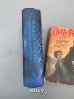 Harry Potter Complete Hardcover 1st American Edition J. K. Rowling Lot 3