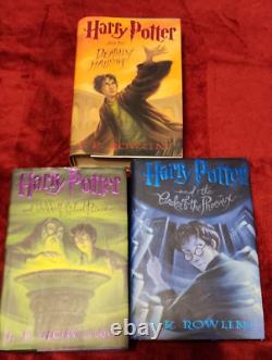 Harry Potter Complete Hardcover Book Collection w Spinoff's Minor Wear Set of 9