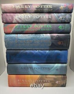 Harry Potter Complete Hardcover Book Series 1-7 by JK Rowling 1st Edition Set