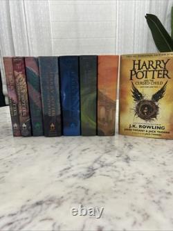 Harry Potter Complete Hardcover Book Set 1-7 1st American Edition + Cursed Child