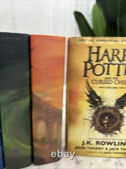 Harry Potter Complete Hardcover Book Set 1-7 1st American Edition + Cursed Child