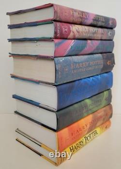 Harry Potter Complete Hardcover Book Set 1 7 + Cursed Child! Very Good Cond