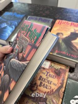 Harry Potter Complete Hardcover Book Set 1-7 J K Rowling + Cursed Child