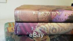 Harry Potter Complete Hardcover Book Set 1-7 Rowling 1st Edition 1st Printing HC