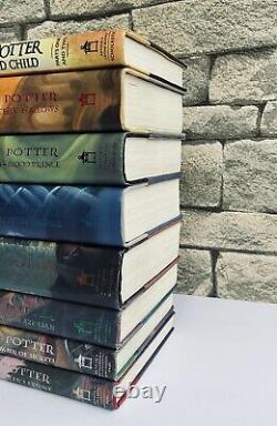 Harry Potter Complete Hardcover Book Set 1-7 + The Cursed Child By J. K. Rowling