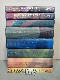 Harry Potter Complete Hardcover Book Set All 1st American Edition 1-8