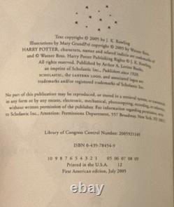 Harry Potter Complete Hardcover Book Set Lot 1-7 1st American Edition