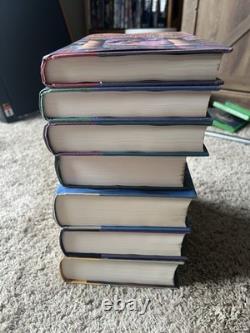 Harry Potter Complete Hardcover Book Set Lot 1-7, 6 1st American Ed + 1 Col. Ed
