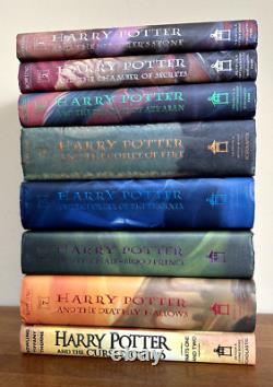 Harry Potter Complete Hardcover Lot Set Books 1-7 with Cursed Child First US Ed