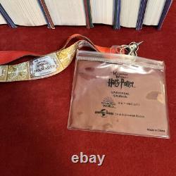 Harry Potter Complete Hardcover Lot Set Books 1-7 withsome Receipts And Lanyard ID