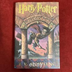 Harry Potter Complete Hardcover Lot Set Books 1-7 withsome Receipts And Lanyard ID