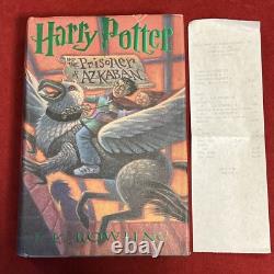 Harry Potter Complete Hardcover Lot Set Books 1-7 withsome Receipts And Lanyard ID
