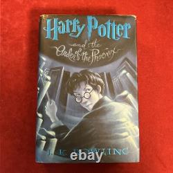 Harry Potter Complete Hardcover Lot Set Books 1-7 withsome Receipts And Lanyard ID